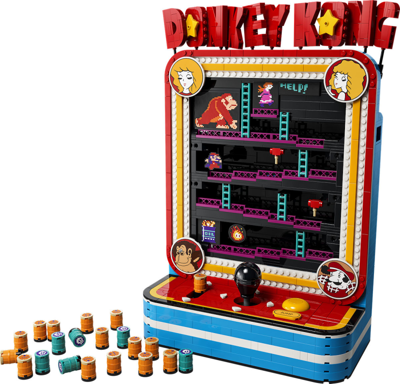 LEGO Super Mario Donkey Kong Arcade Game