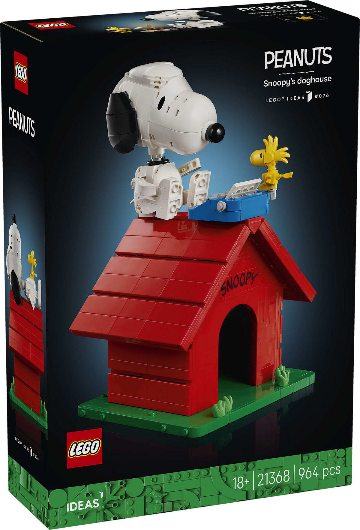 LEGO Ideas Peanuts: Snoopy's hondenhok