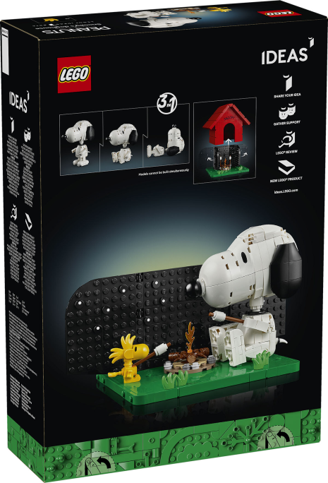 LEGO Ideas Peanuts: Snoopy's hondenhok