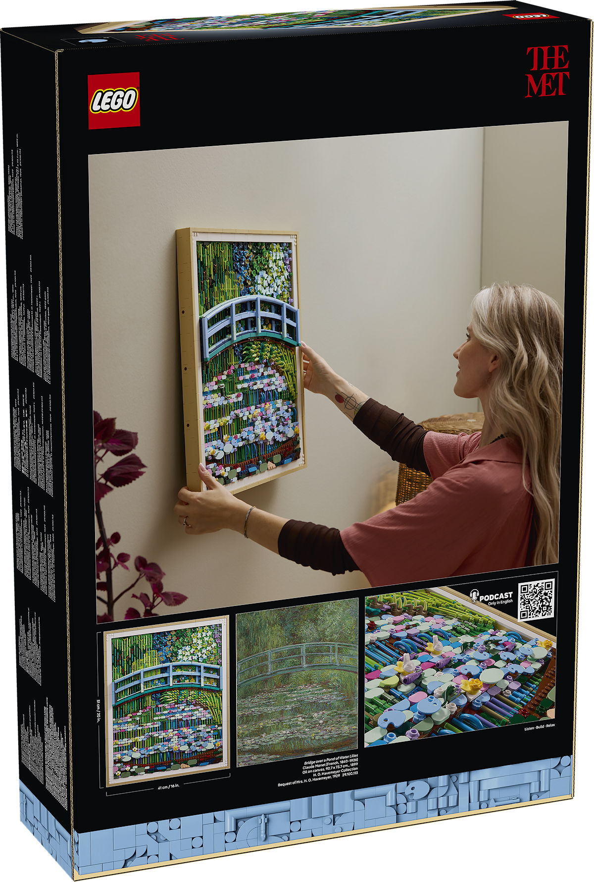 LEGO ART Claude Monet – Brug over een vijver met waterlelies