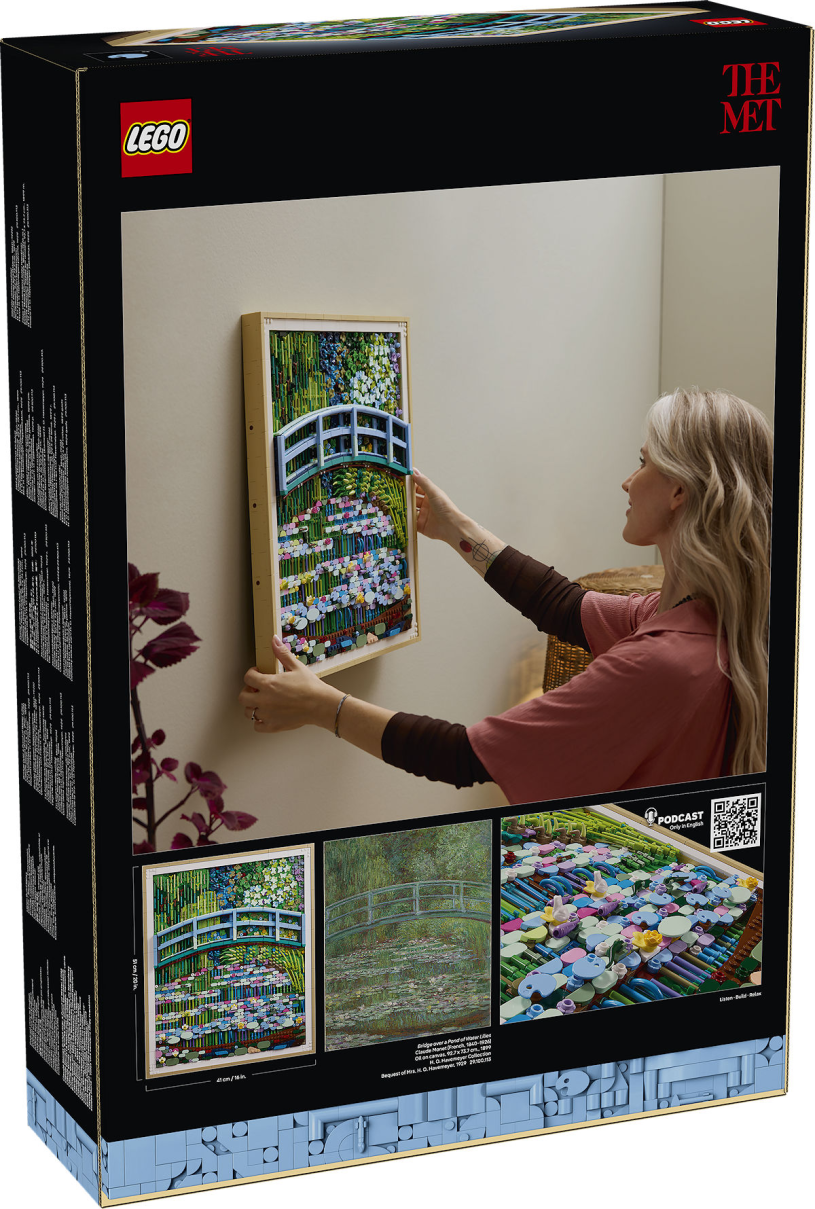 LEGO ART Claude Monet – Brug over een vijver met waterlelies