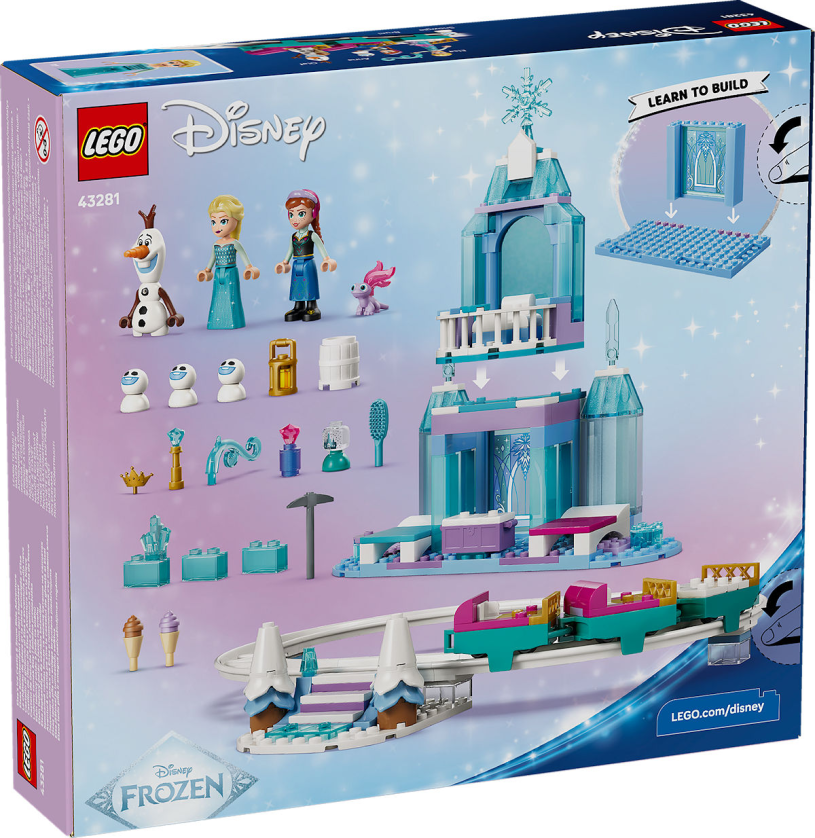 LEGO Disney Princess Elsa's ijskasteel en sneeuwrit