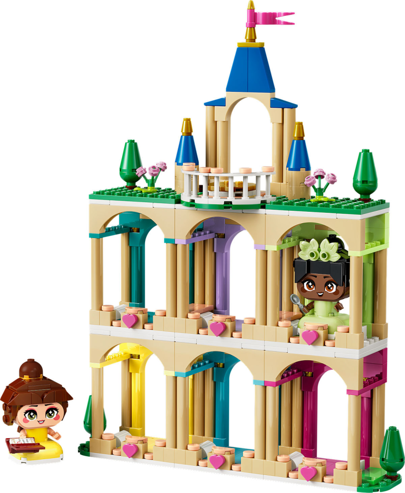 LEGO Disney Mini Belle en Tiana met kasteel