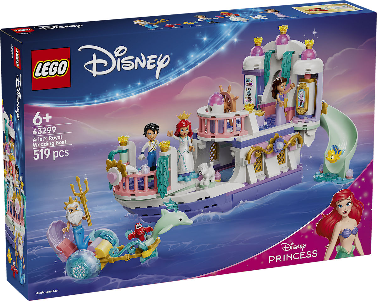 LEGO Disney Ariëls koninklijke trouwboot