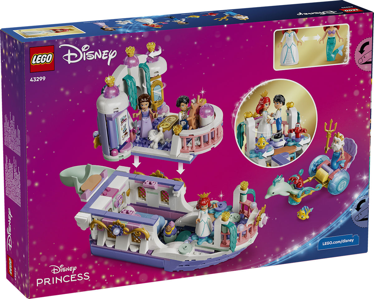 LEGO Disney Ariëls koninklijke trouwboot