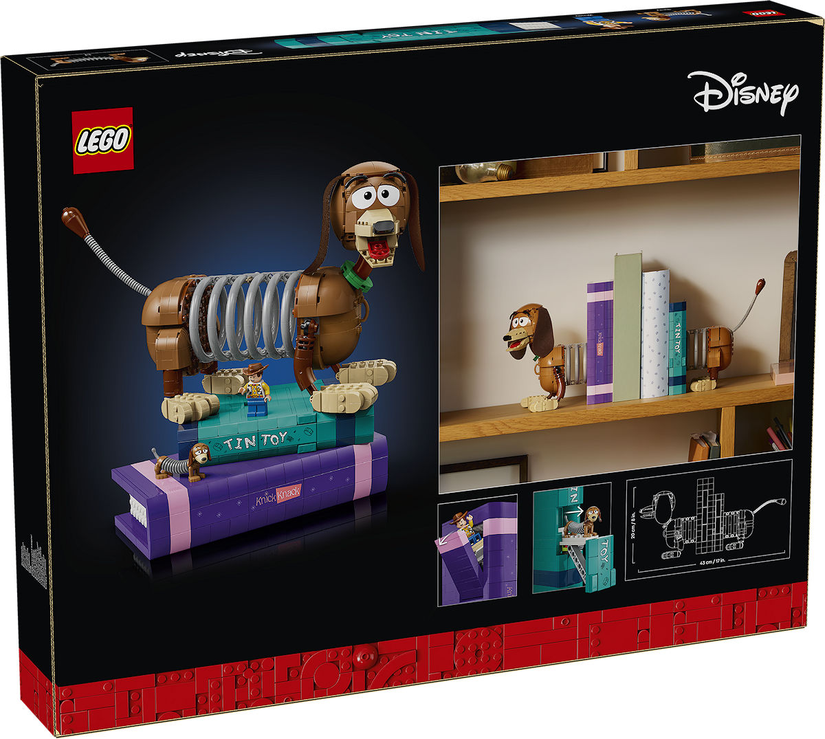 LEGO Disney Toy Story Slinky Hond boekensteunen