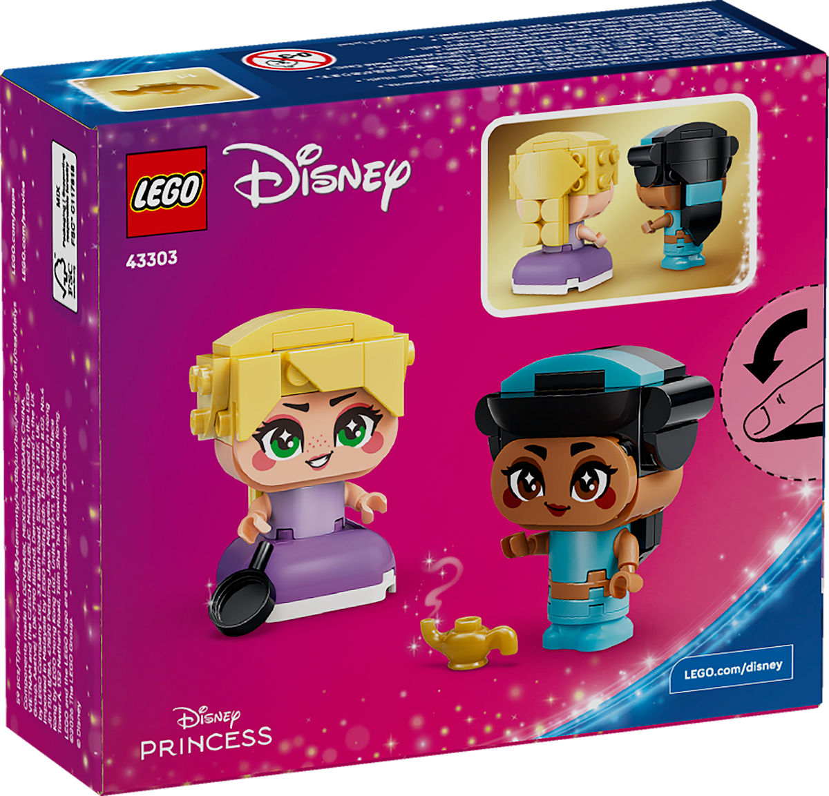 LEGO Disney Mini Jasmine en Rapunzel