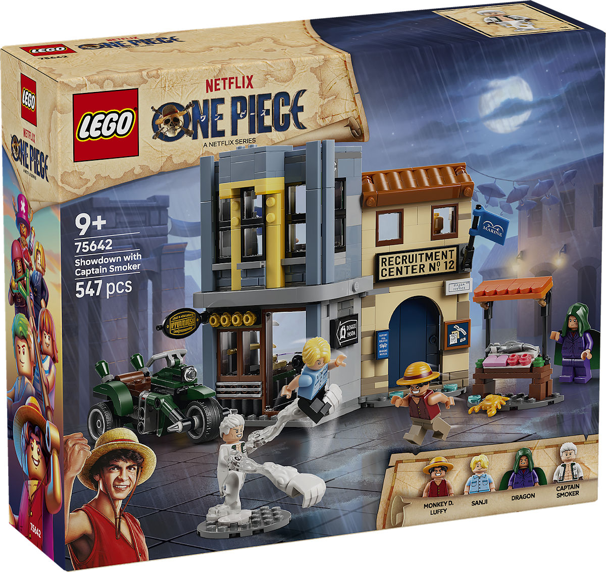 LEGO ONE PIECE Confrontatie met kapitein Smoker