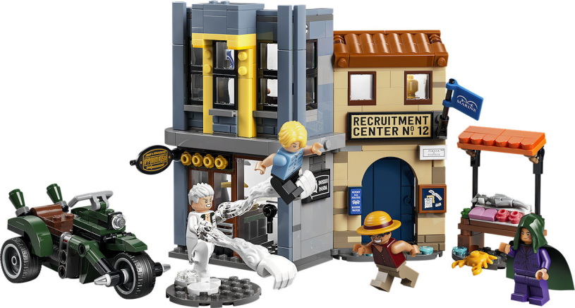 LEGO ONE PIECE Confrontatie met kapitein Smoker