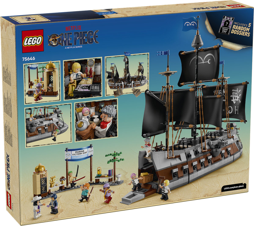 LEGO ONE PIECE Het slagschip van Garp