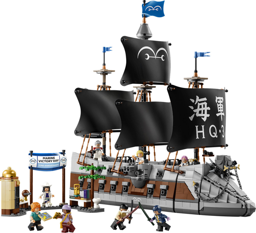 LEGO ONE PIECE Het slagschip van Garp