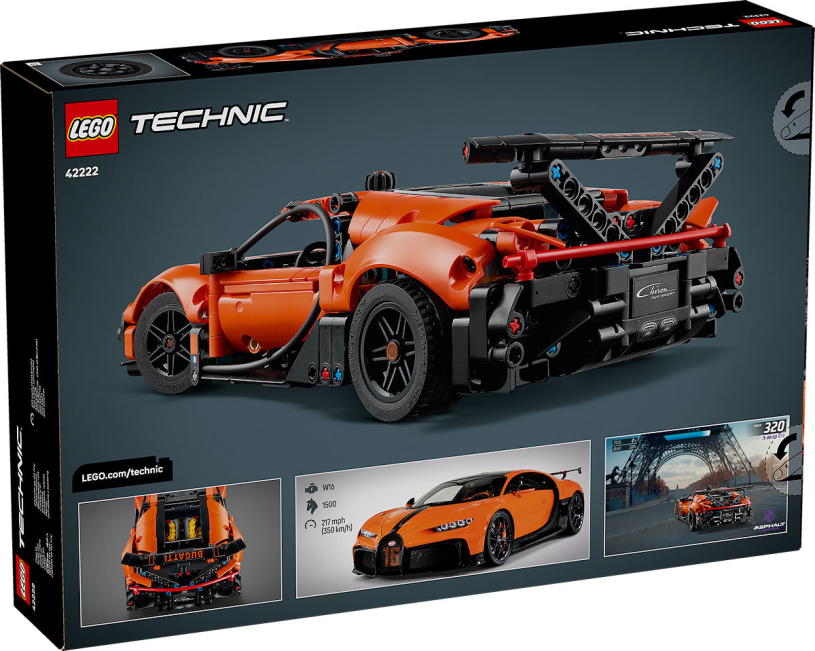 LEGO Technic Bugatti Chiron Pur Sport hypercar