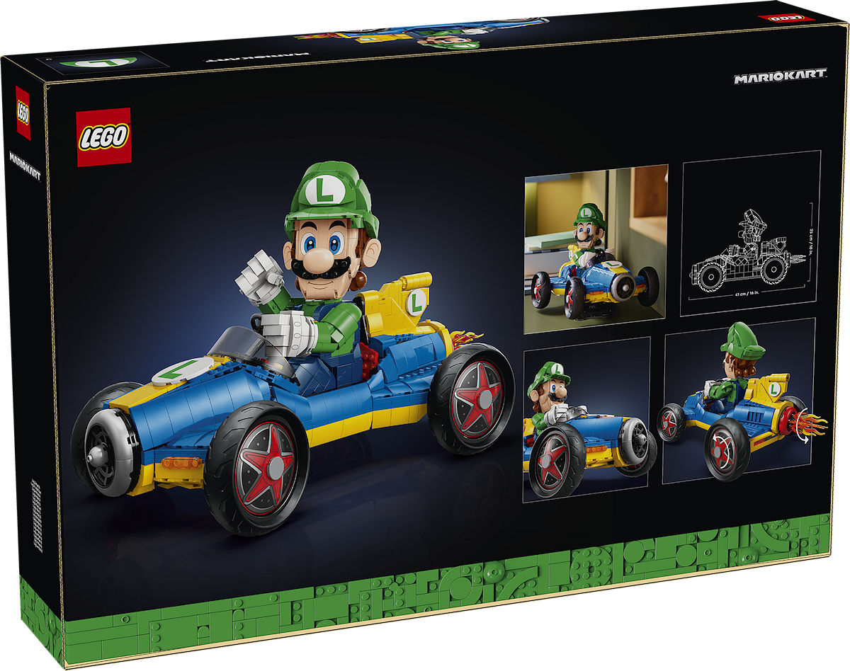 LEGO Super Mario Mario Kart: Luigi en Mach 8