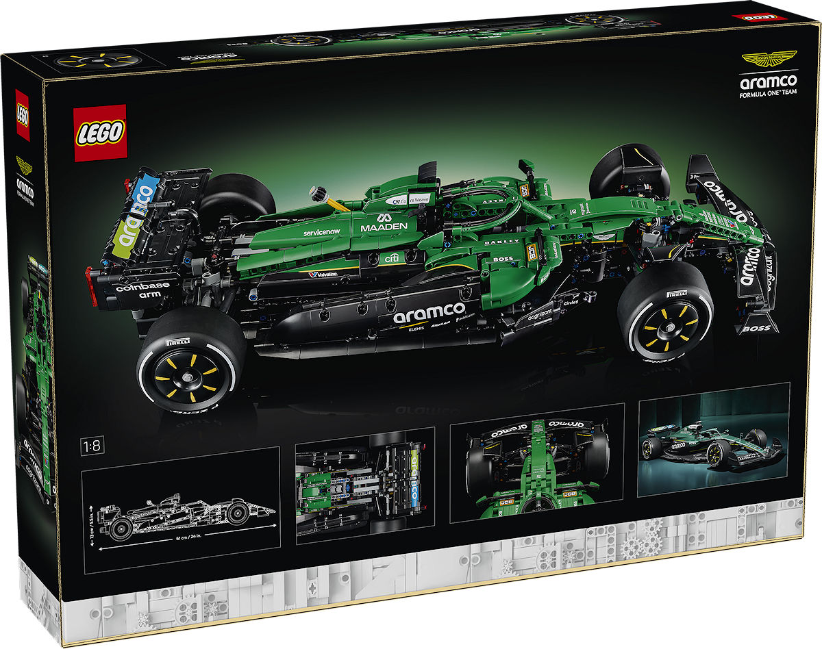 LEGO Technic Aston Martin Aramco AMR25 F1 auto