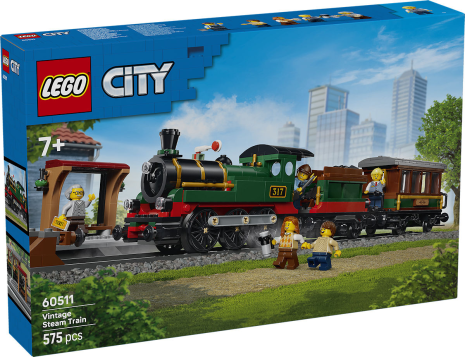LEGO City Vintage stoomtrein