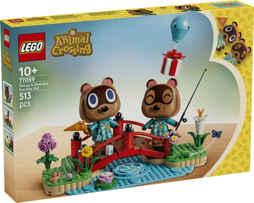 LEGO Animal Crossing Dagje vrij met Timmy en Tommy