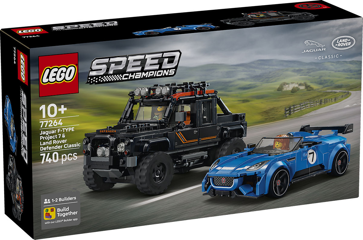 LEGO Speed Champions Jaguar Project 7 en Land Rover Defender