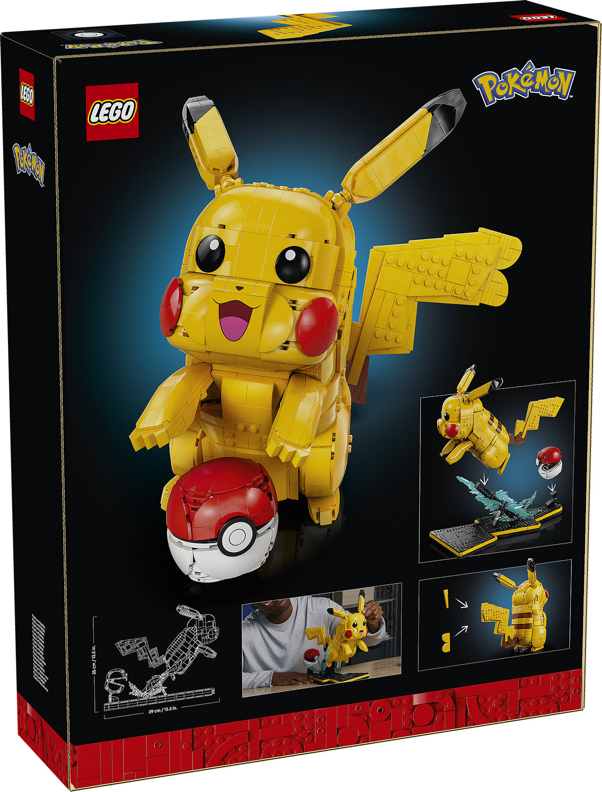 LEGO Pokémon Pikachu en Pokéball