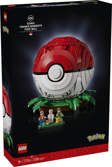 LEGO Pokemon Pokeball met Trainer scenes