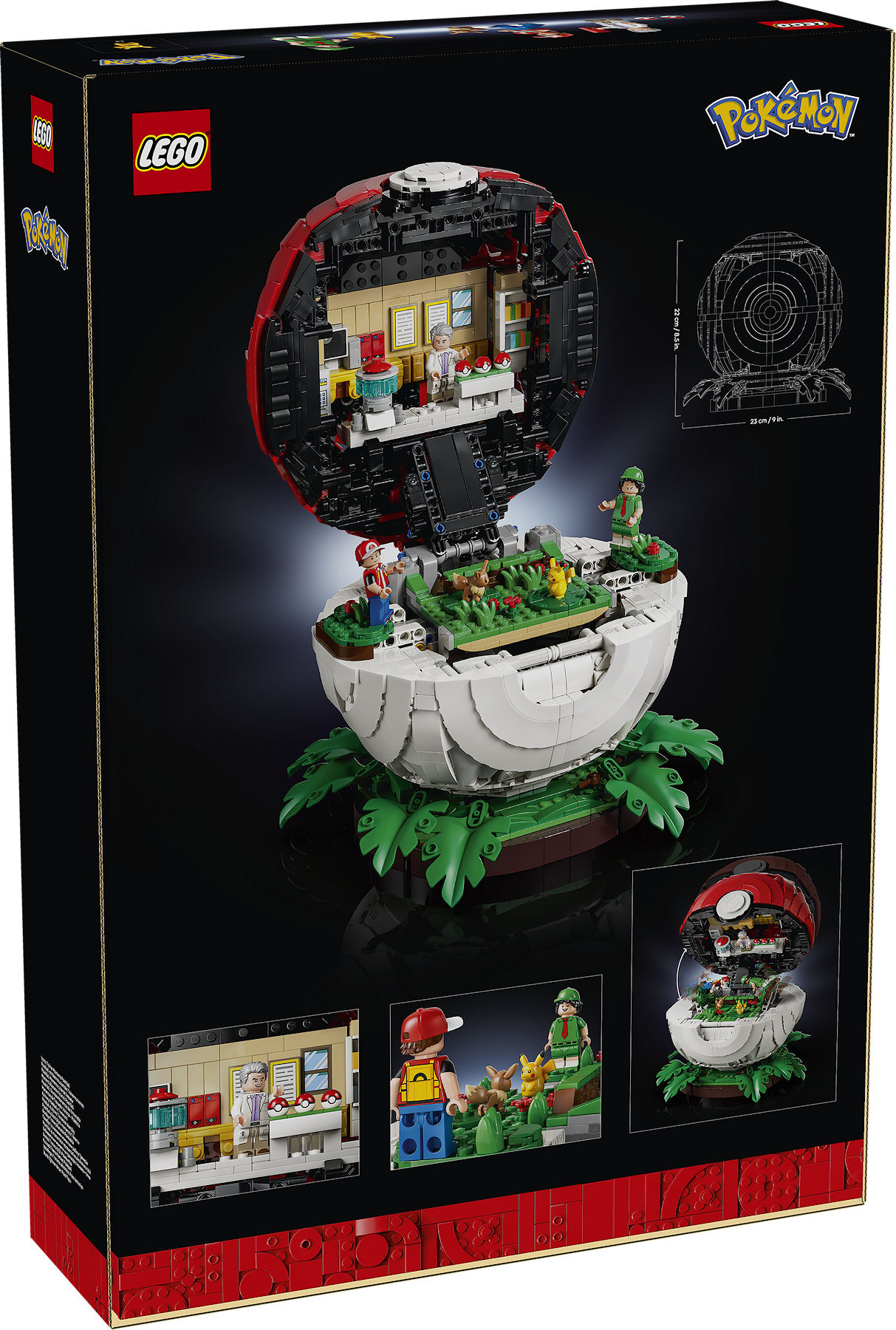 LEGO Pokemon Pokeball met Trainer scenes