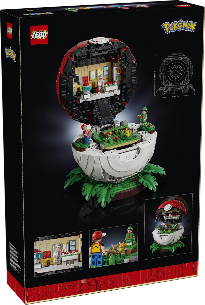 LEGO Pokemon Pokeball met Trainer scenes
