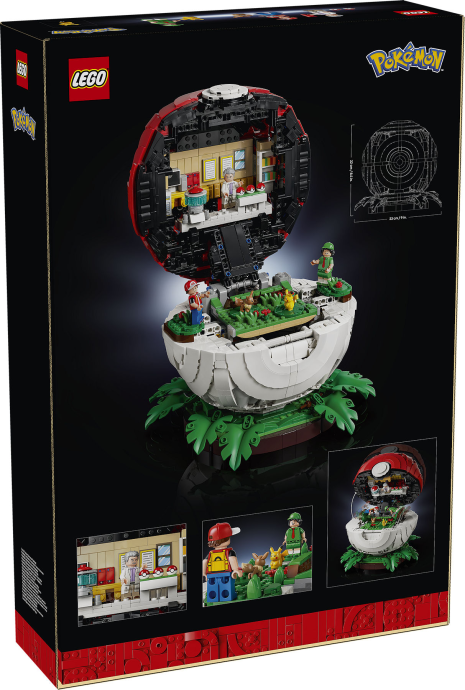 LEGO Pokemon Pokeball met Trainer scenes