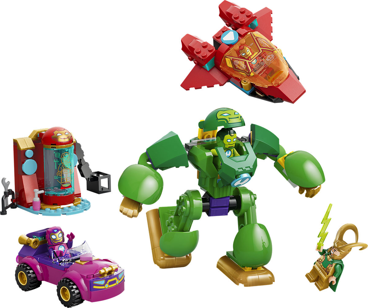 LEGO Marvel Loki tegen Team Iron Man