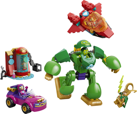 LEGO Marvel Loki tegen Team Iron Man