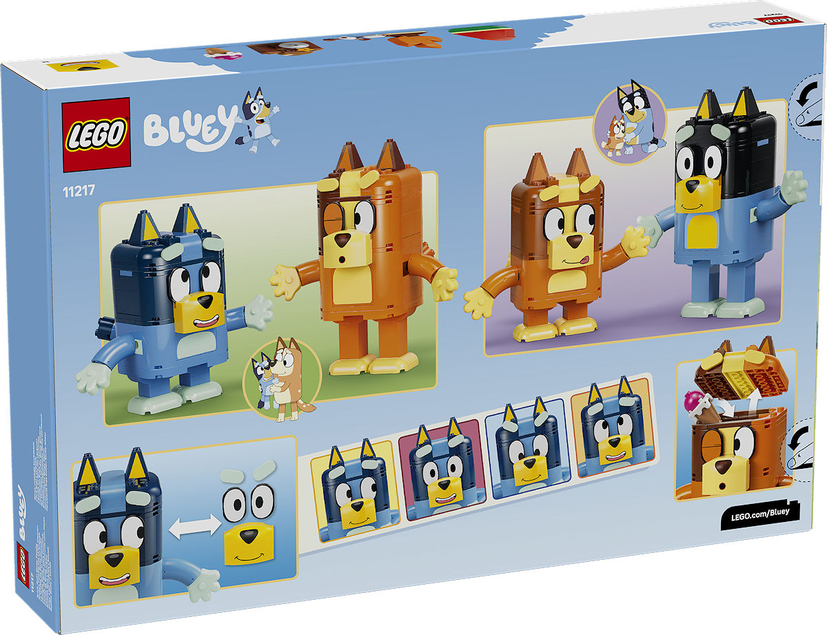 LEGO Bluey Bouwbare figuren van Bluey en haar familie