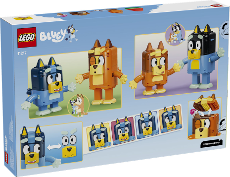 LEGO Bluey Bouwbare figuren van Bluey en haar familie