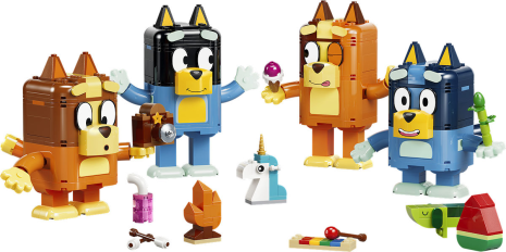 LEGO Bluey Bouwbare figuren van Bluey en haar familie