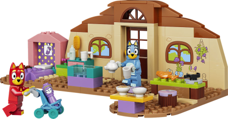 LEGO Bluey School met Rusty en Bluey