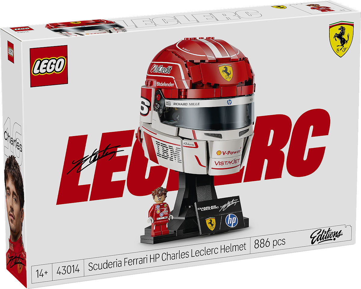 LEGO Editions Sports Ferrari HP helm van Charles Leclerc