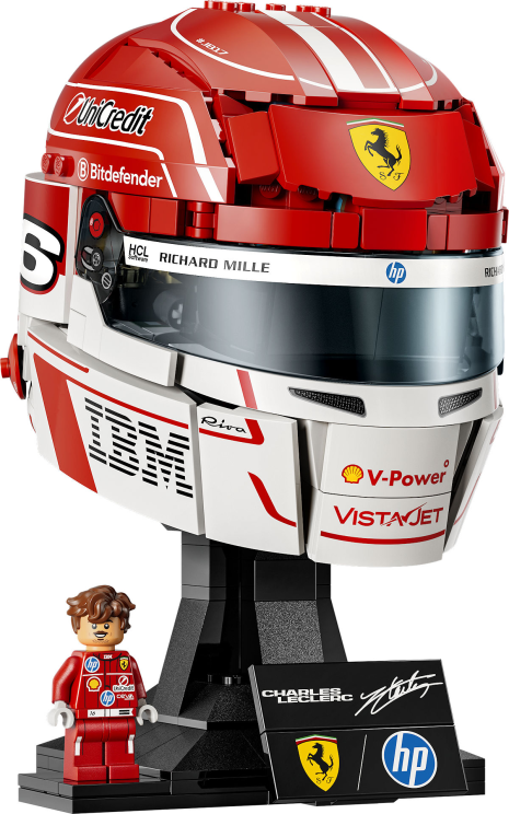 LEGO Editions Sports Ferrari HP helm van Charles Leclerc