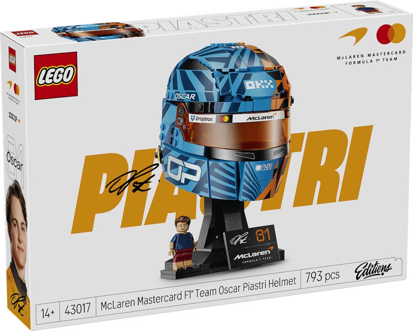 LEGO Editions Sports F1 McLaren helm van Oscar Piastri