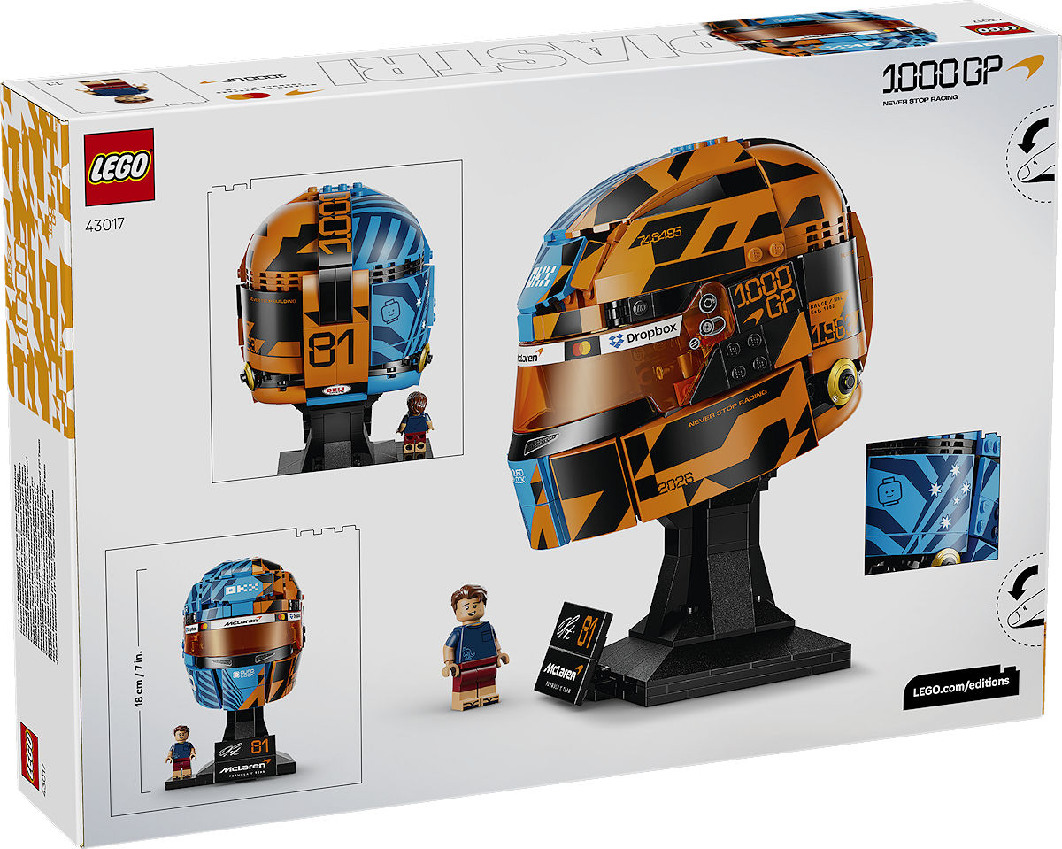 LEGO Editions Sports F1 McLaren helm van Oscar Piastri