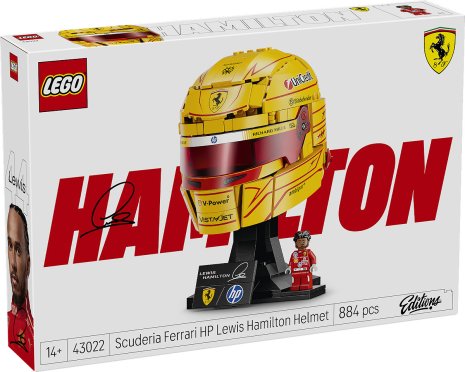 LEGO Editions Sports Ferrari HP helm van Lewis Hamilton