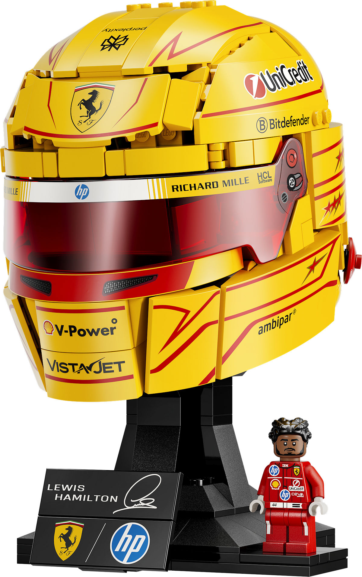 LEGO Editions Sports Ferrari HP helm van Lewis Hamilton