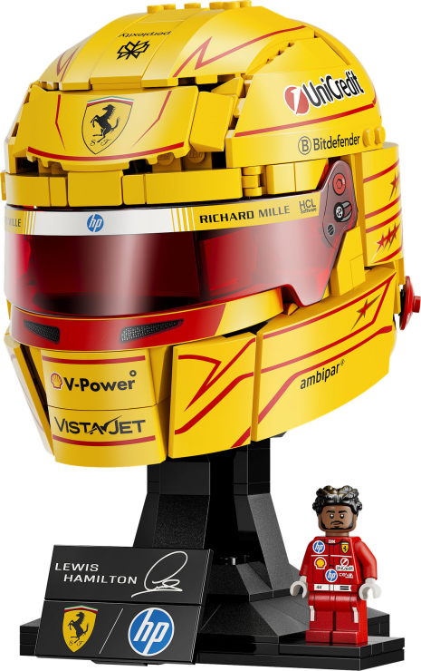 LEGO Editions Sports Ferrari HP helm van Lewis Hamilton