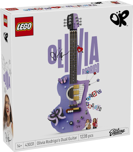 LEGO Editions Music Olivia Rodrigo's dubbele gitaar