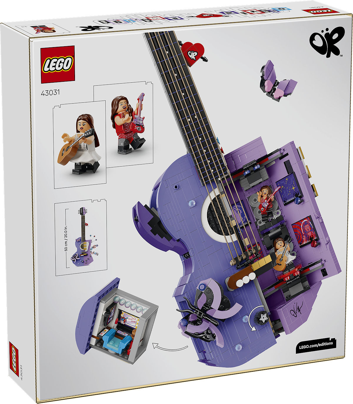 LEGO Editions Music Olivia Rodrigo's dubbele gitaar