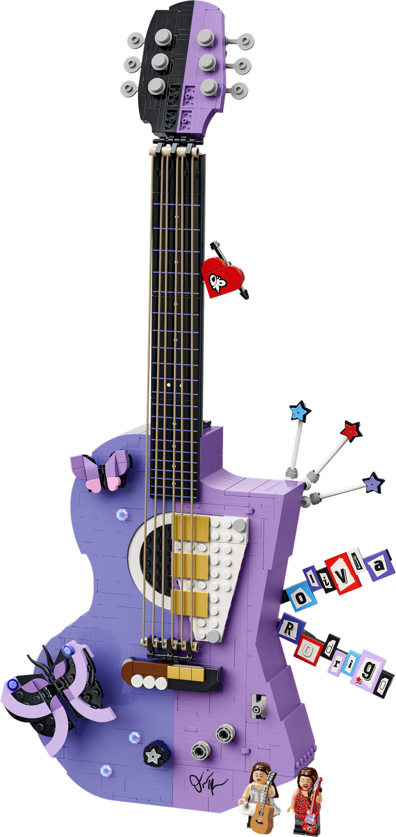 LEGO Editions Music Olivia Rodrigo's dubbele gitaar