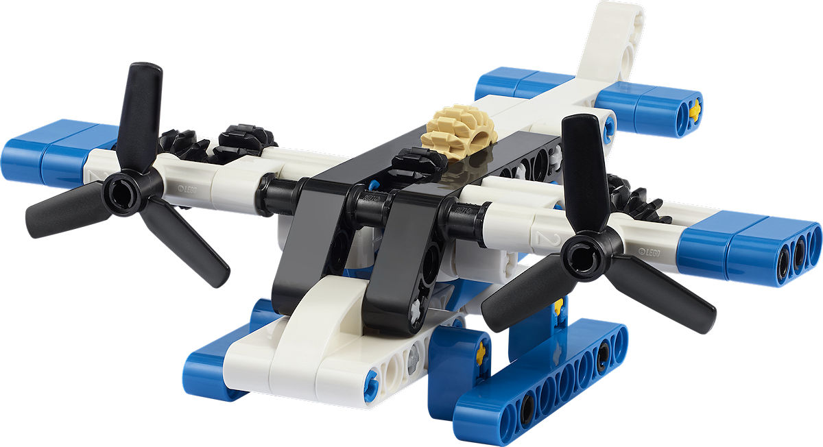 LEGO Impulse Bag - Wit watervliegtuig