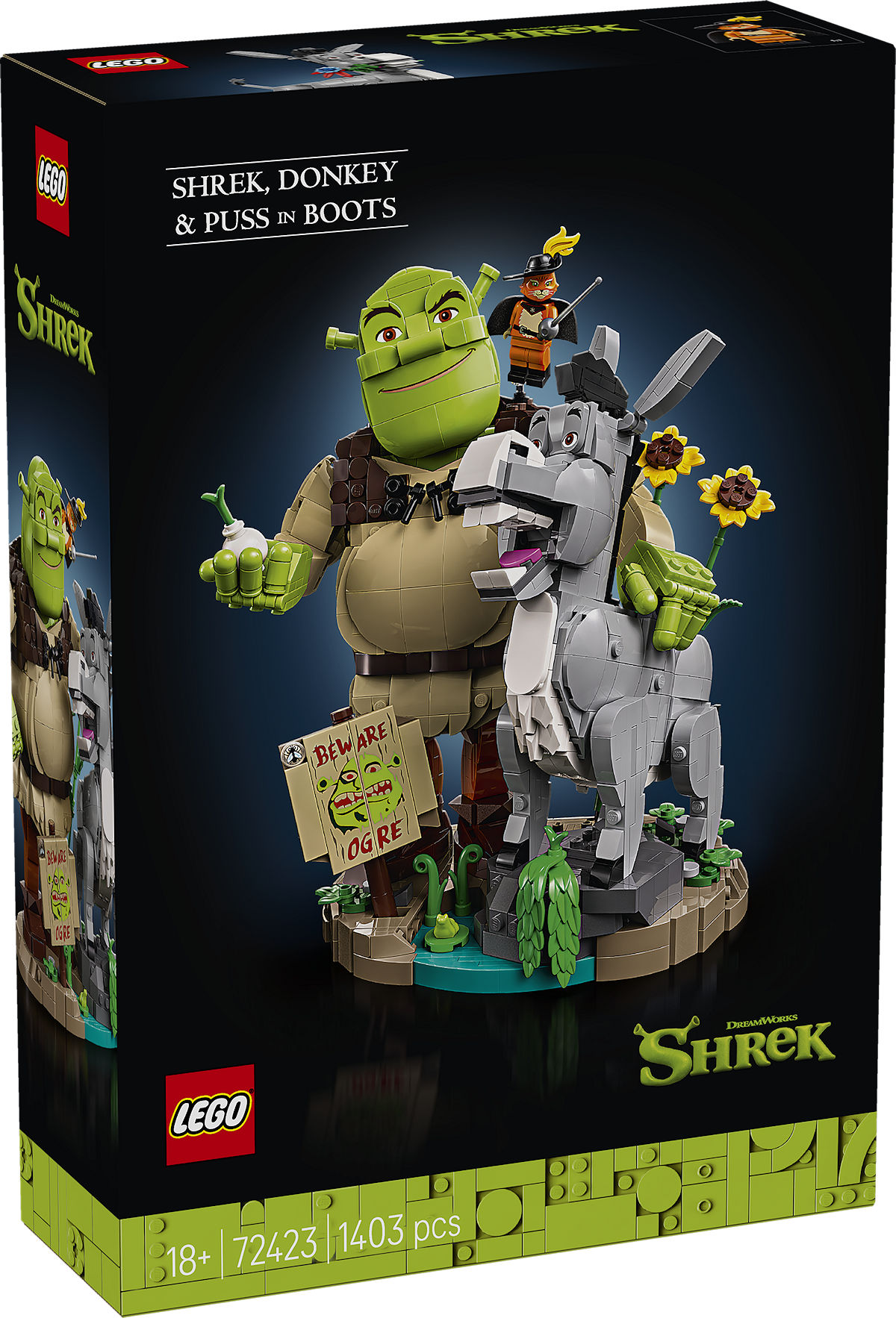 LEGO Shrek Shrek, Ezel en de Gelaarsde Kat