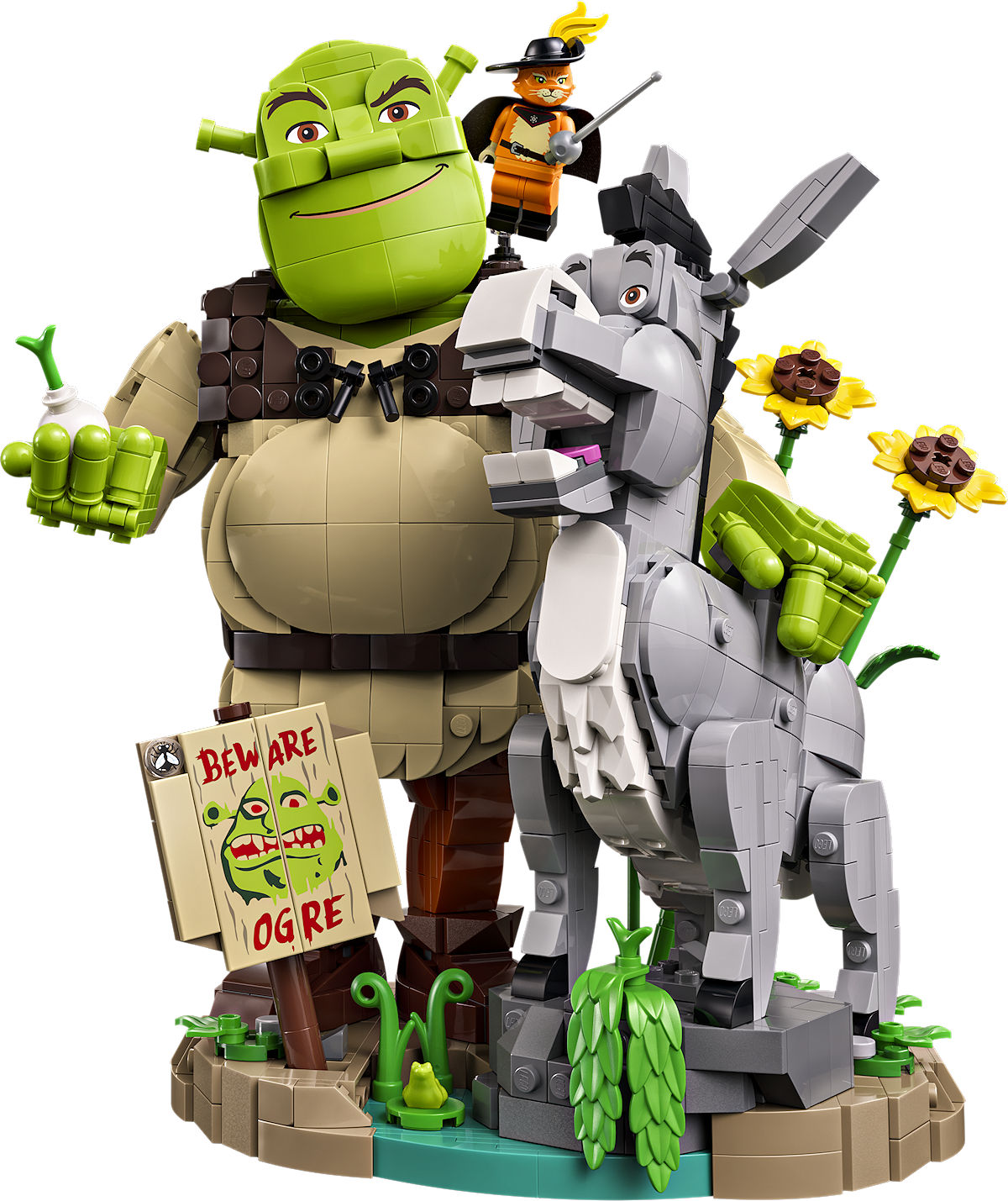 LEGO Shrek Shrek, Ezel en de Gelaarsde Kat