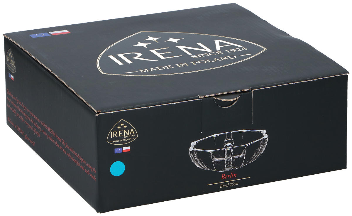 Schaal kristal dia 25cm