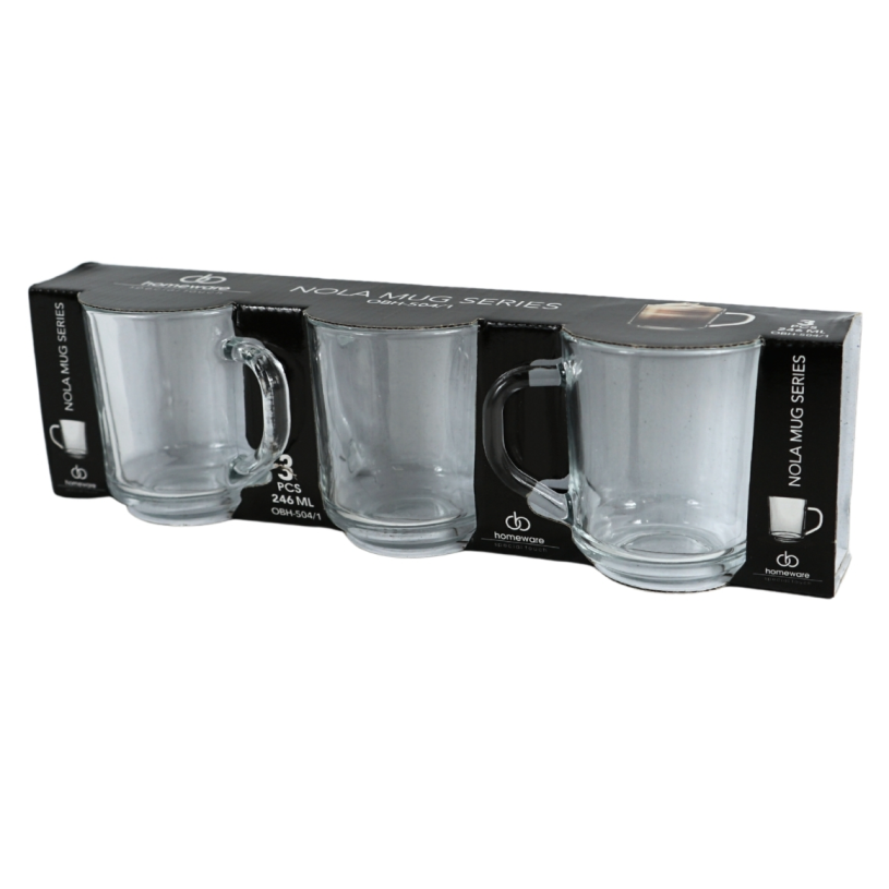 Theeglas Homeware Nola 246ml set 3 stuks
