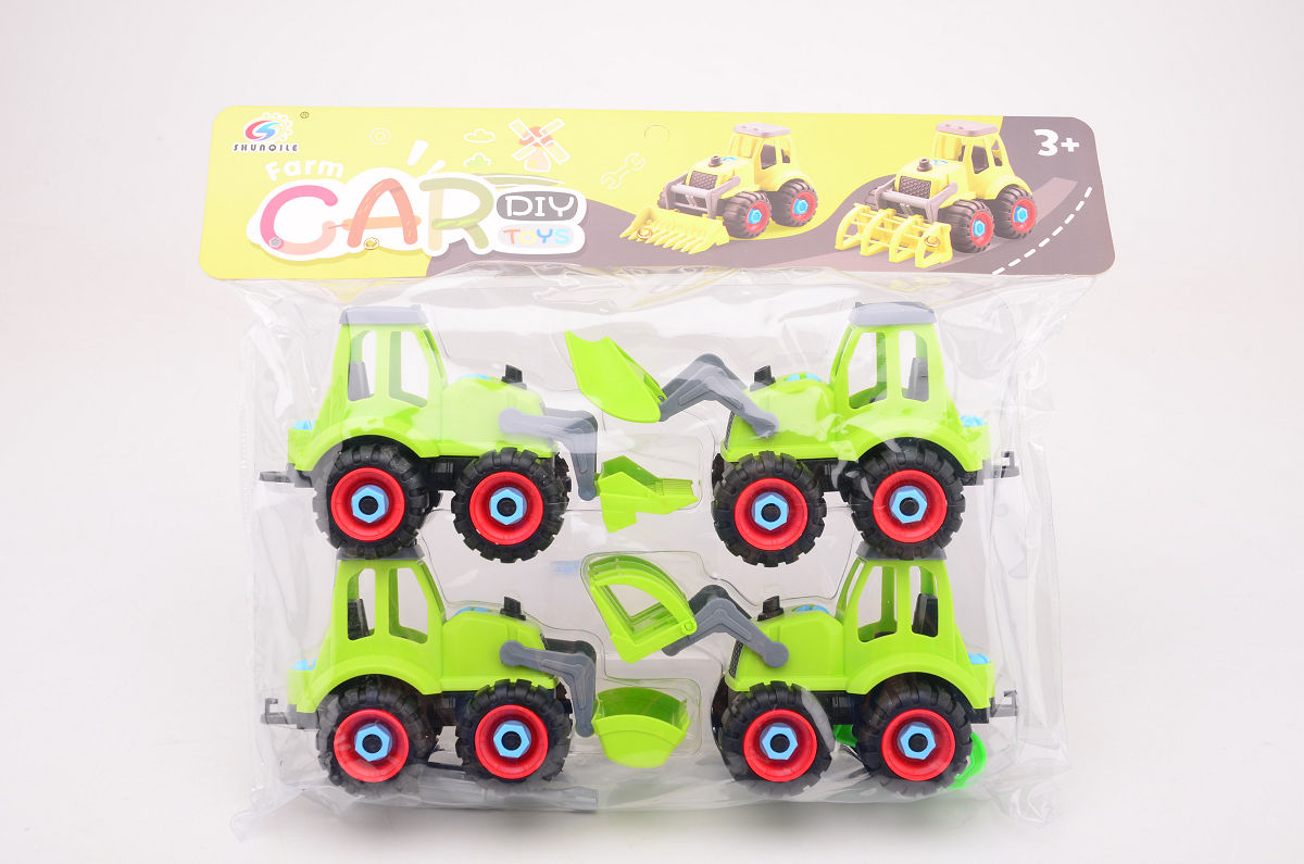 DIY Traktor speelst in zak 6-delig