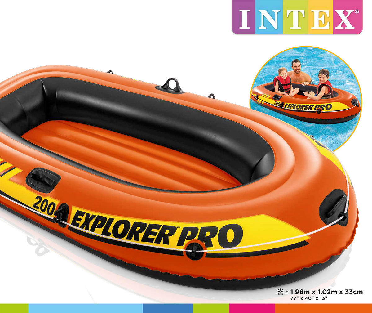 Intex Explorer Pro 200 boot 196x102x33cm