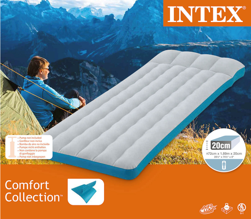 Intex Camping Mat luchtbed 189x72x15cm